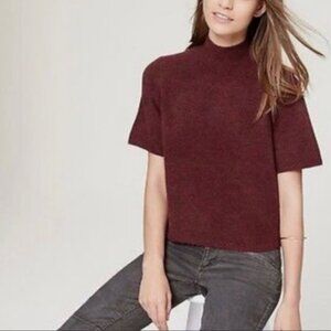 Loft Short Sleeve Italian Yarn  Sweater Size XS #0559